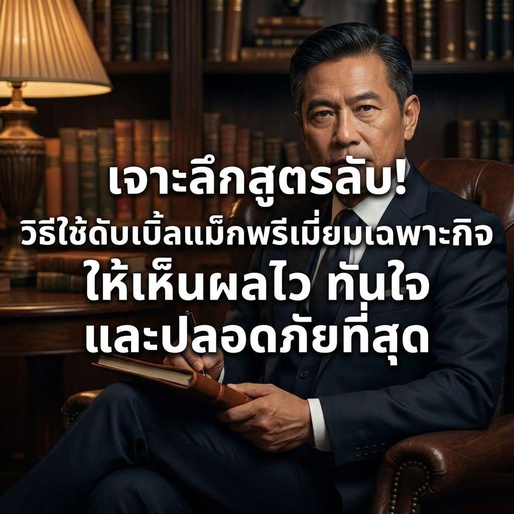 วิธีใช้ดับเบิ้ลแม็กพรีเมี่ยมเฉพาะกิจ